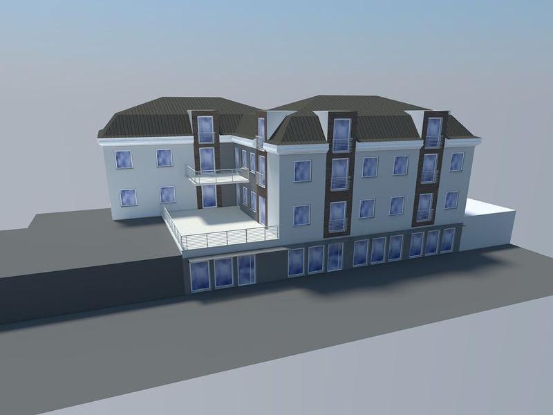 wizualizacja budynku 3D 0