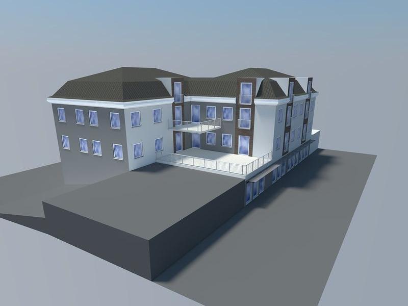 wizualizacja budynku 3D 1